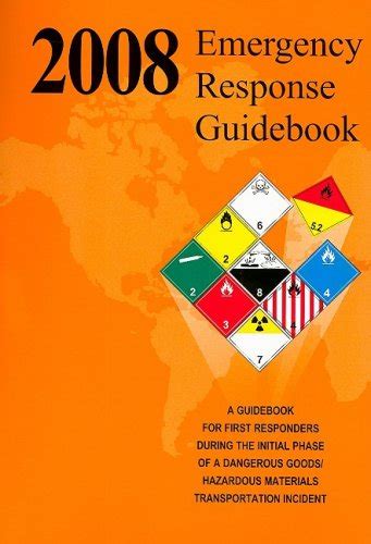 Buy Emergency Response Guidebook 2008: A Guidebook For First Responders ...