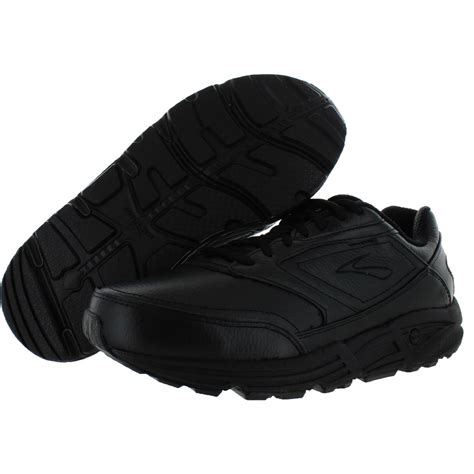 Brooks Addiction Walker Mens Faux Leather Slip Resistant Walking Shoes