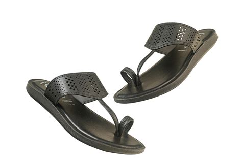 Aeroblu Ladies Black Chappal PU (Cs Pu C 061 R) – Titas Footwear