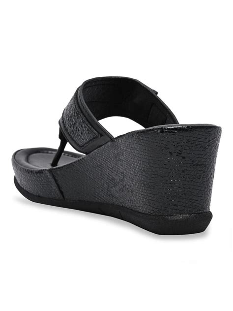 Shop Rocia By Regal Black Women Funky Wedges Online