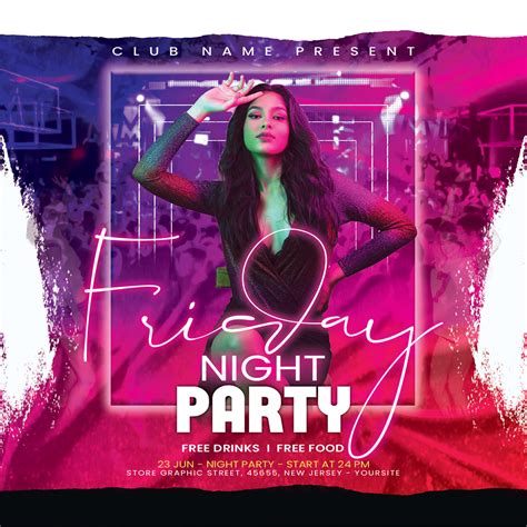 Blank Nightclub Flyers