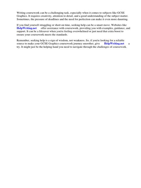 Image result for GCSE Coursework Examples W5