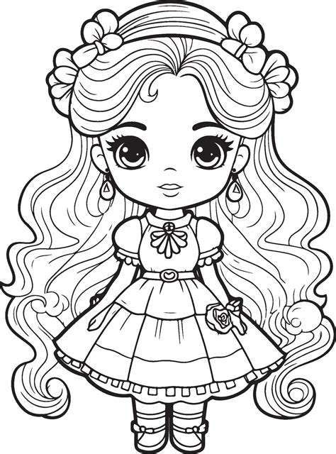 Doll Coloring Pages