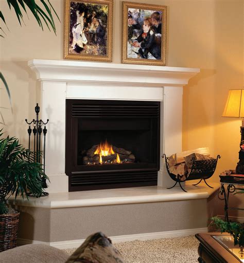 Fireplace interior designs ideas With White tile designs | Wood ...
