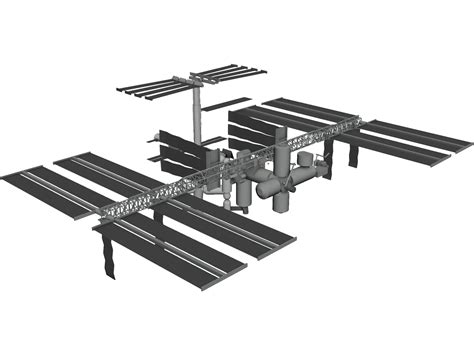 3d Model International Space Station