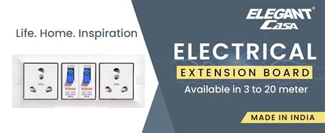 Buy ELEGANT CASA 16 amp Electric Extension Board Heavy Duty Multi-Plug ...
