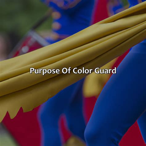 What Is The Purpose Of The Color Guard at Paul Gorman blog