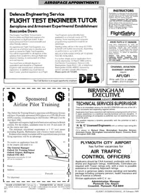 Fillable Online Flight test engineer tutor - Flightglobal Fax Email ...