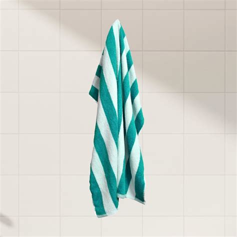 Buy LAYERS Miami Cabana Cotton Striped Bath Towel - 90x180cm from ...