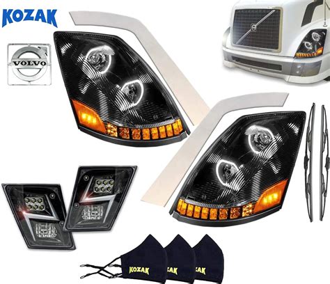 Buy KOZAK Full LED Performance Headlight Pair with Sequential Turn ...