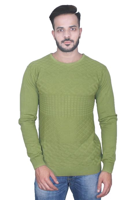 Buy Czarfit Mens Round-Neck Cotton Light Green Tshirt at Amazon.in