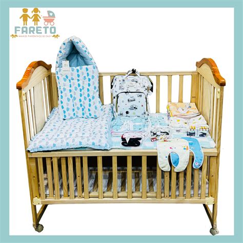 Fareto New Born Baby Premium Summer Essentials 54 In 1 Hospital Combo ...