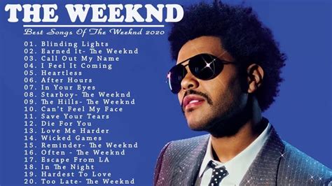 The Weeknd Best Songs The Weeknd Greatest Hits Album 2020 | The weeknd ...