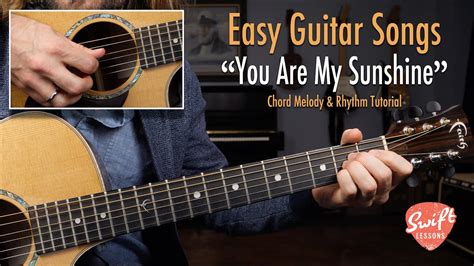 Beginner Guitar Songs - "You Are My Sunshine" - Chord Melody ...