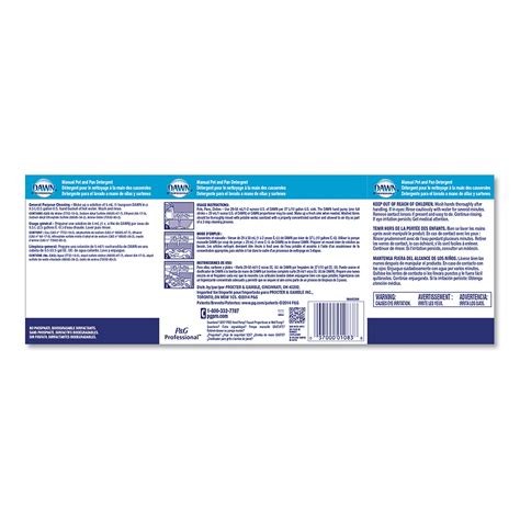 PGC57445CT Dawn® Professional Manual Pot & Pan Dish Detergent - Zuma