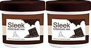 Sleek Chocolate Wax-Removes Tan Instantly On Waxing-Pack of 2(Each 250g ...