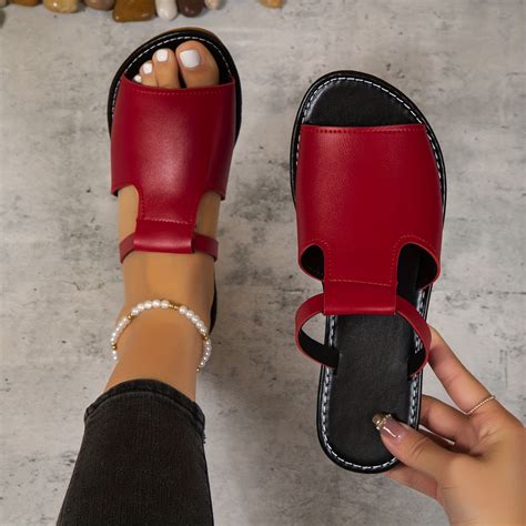 Ladies Red Sandals