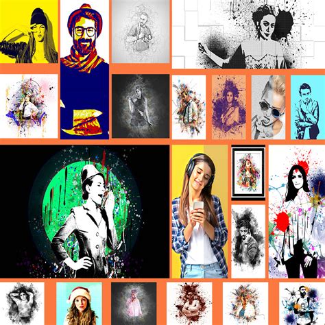 49+ Photoshop New Actions Bundle Psd