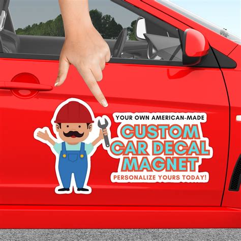Custom Car Magnet Signs | Personalized Logo Magnets for Cars, Vans ...