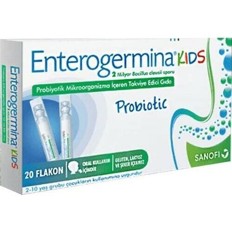Probiotic Enterogermina Suspension - 20 Vials, 2 India | Ubuy