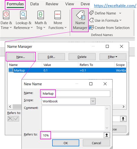 Image result for Excel Name Definition