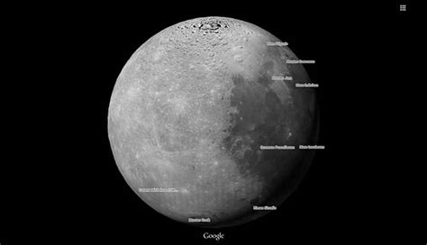 Google Maps now lets you explore Moon and Mars