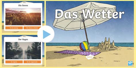 Weather Vocabulary PowerPoint