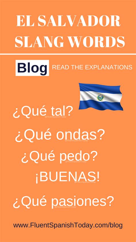 EL SALVADOR SPANISH LESSONS - SALVADORAN SLANG by FLUENT SPANISH TODAY ...