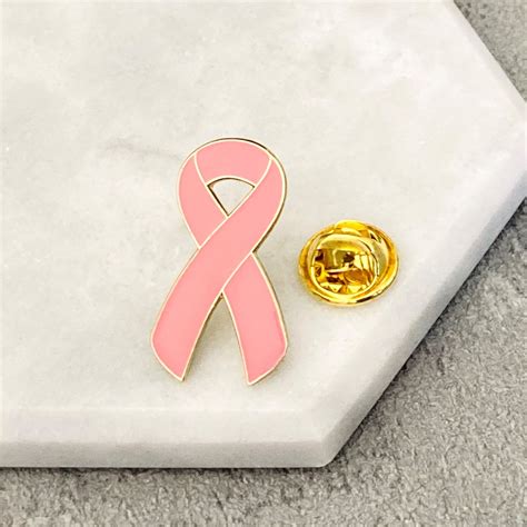 Breast Cancer Awareness Ribbon Pin - Pink - Butler and Grace Ltd