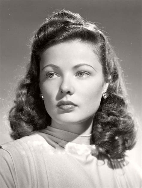 Vintage: Classic Portraits of actress Gene Tierney (1940s ...