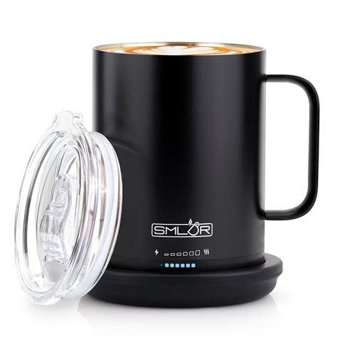 Buy SMLDR Pro Heated Mug, 14 oz Smart Coffee Mug, Self-Heating ...