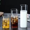 Jual Gelas Kaca Glass Susu Kopi Teh Serbaguna Model Persegi Panjang 400 ...