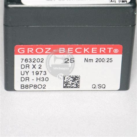 #763202 DRX2 / UY 1973 Nm 200/25 Q/SQ Groz Beckert Sewing Machine Need ...