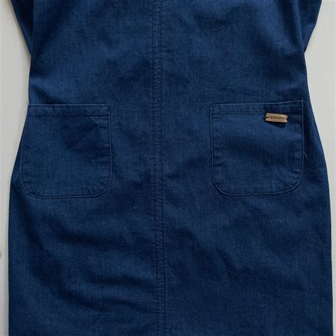 RENOMA DEEP BLUE DENIM DRESS - BUST 30 – Outdated