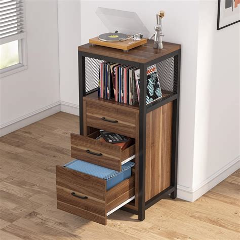 Buy Tribesigns 3 Drawer File Cabinet for Letter Size, Modern Vertical ...
