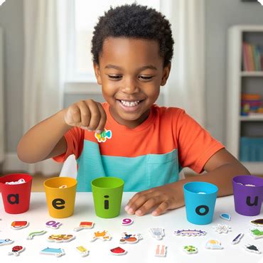 Skillmatics Phonics Sorter | Vowel Sorting & Early Reading Activity for ...