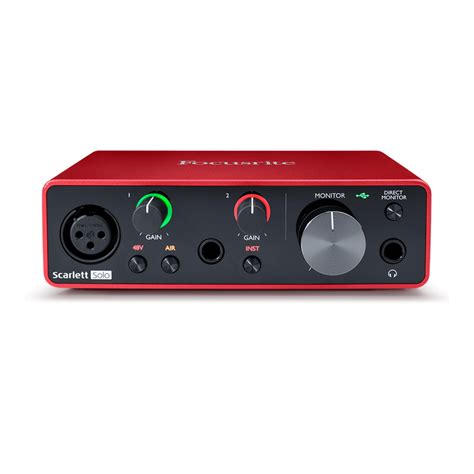 FOCUSRITE SCARLETT SOLO 3RD GEN – DEV ELECTRONICS