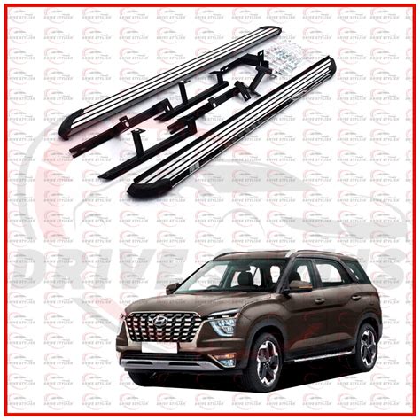 Side Steppers for Hyundai Alcazar - Opal Design | DriveStylish