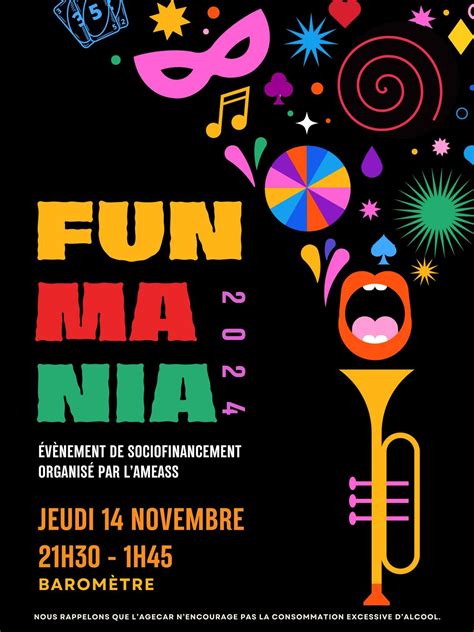 Party de sociofinancement AMEASS : FUNMANIA!, 300, allée des Ursuline ...