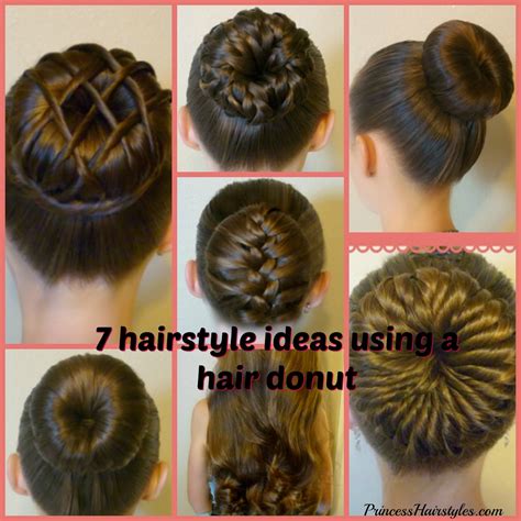 7 Ways To Make A Bun Using A Hair Donut! | Hairstyles For Girls ...
