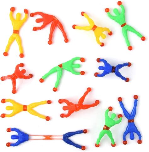 Buy Hotusi 40 Pcs Window Crawler Men, Multicolored Sticky Action Figure ...