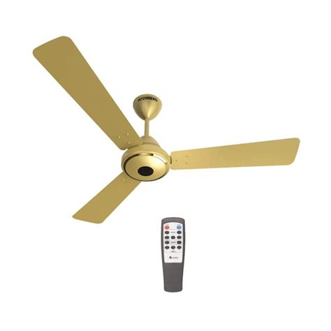 Atomberg Studio 1200mm Golden Ceiling Fan | mykit | Buy online | Buy ...
