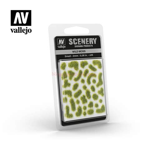 Acrylicos Vallejo - Vallejo Scenery, Wild Moss, 35 Unid, Ref: SC404 ...