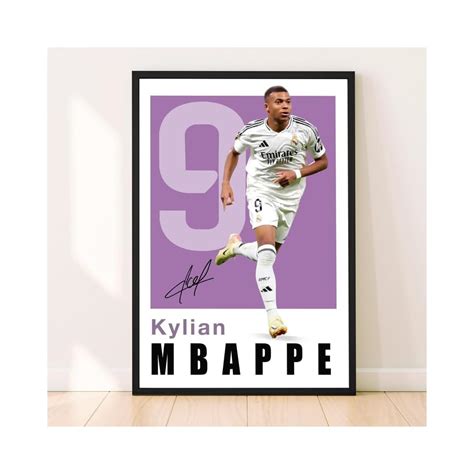 Pera Print Mbappe Poster, Famous Soccer Player Posters, Kylian India | Ubuy