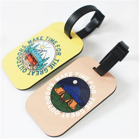 Buy Generic Combo 2 Luggage Tags with Cool Graphic with Travel Theme ...