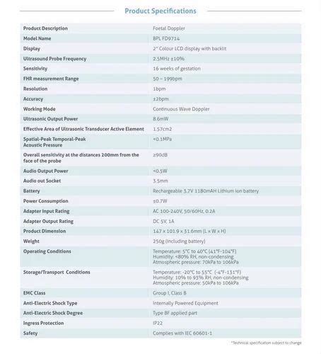 Fetal Doppler - FOETAL DOPPLER FD 9714 Trader - Wholesaler ...