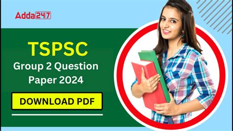 TSPSC Group 2 Question Paper 2024, 15 And 16 Download Papers 1, 2, 3 And 4