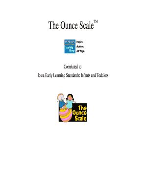 Fillable Online The Ounce Scale Fax Email Print - pdfFiller