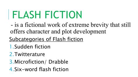 Image result for Flash-Fiction Examples