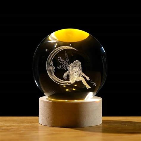 Tonis Angel Crystal Ball 8 cm Night Lamp Price in India - Buy Tonis ...
